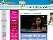 Tablet Screenshot of javanessia.com